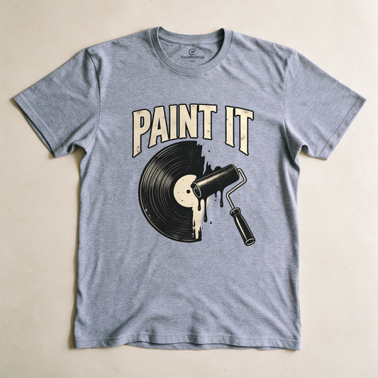 Paint It Black Tee - Sport Grey flatlay