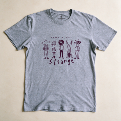 People Are Strange Tee - Sport Grey flatlay
