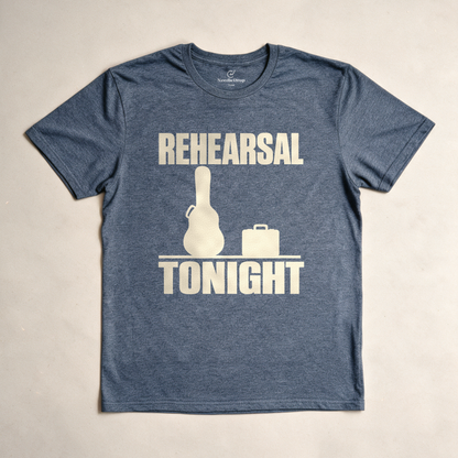 Rehearsal Tonight Tee - Dark Heather Grey flatlay