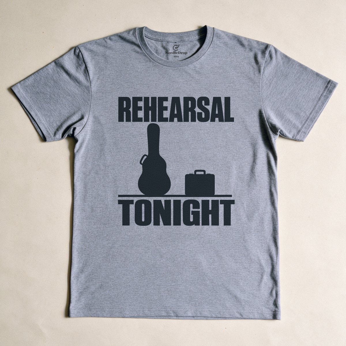 Rehearsal Tonight Tee - Sport Grey flatlay