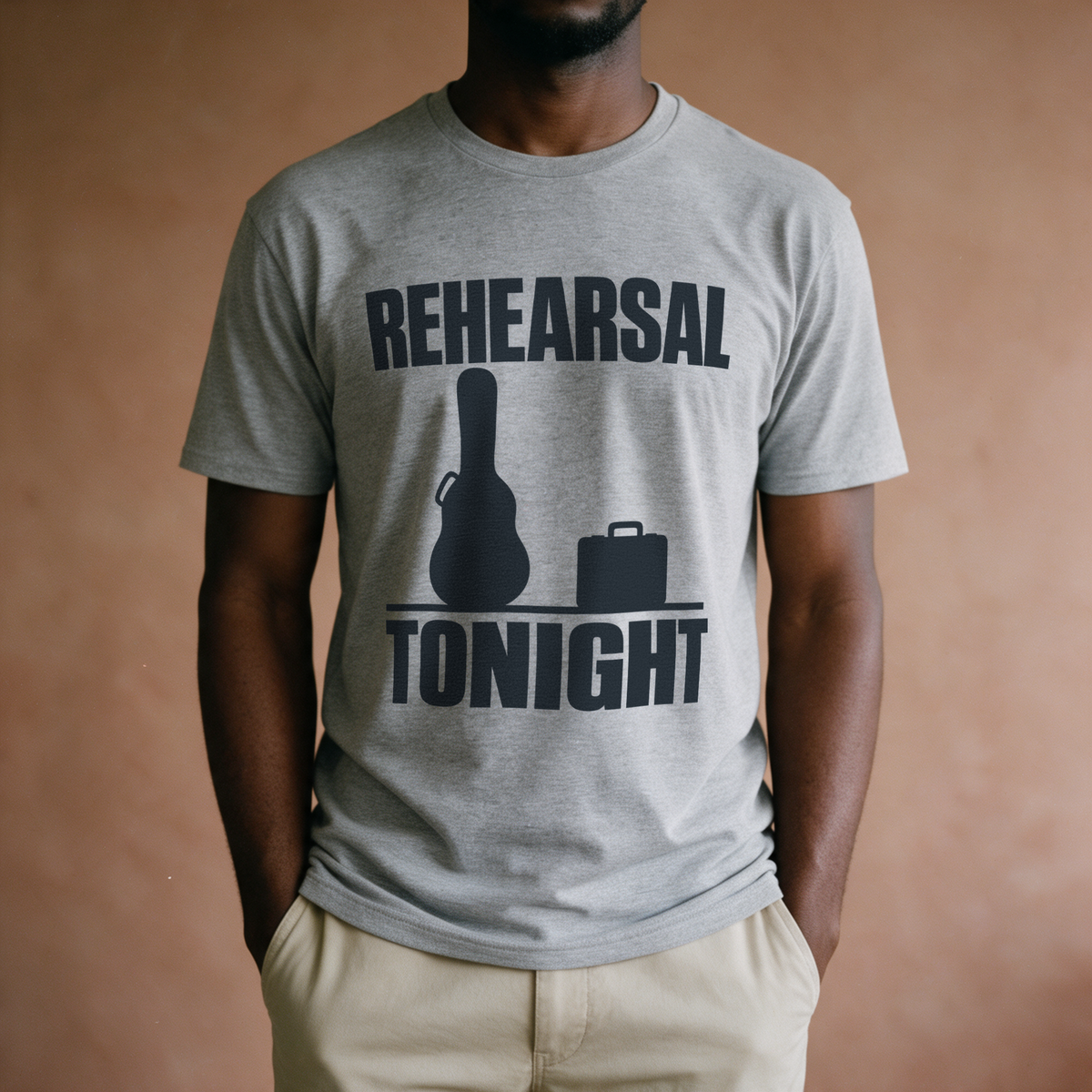 Rehearsal Tonight Tee - Sport Grey draagfoto