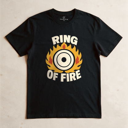 Ring of Fire Tee - Black flatlay