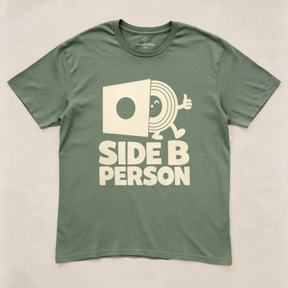 Side B Person Tee - Military Green flatlay