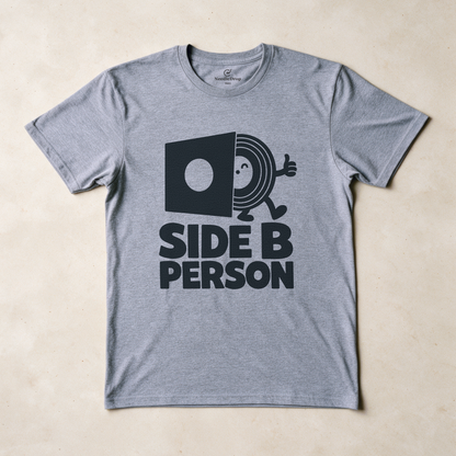 Side B Person Tee - Sport Grey flatlay