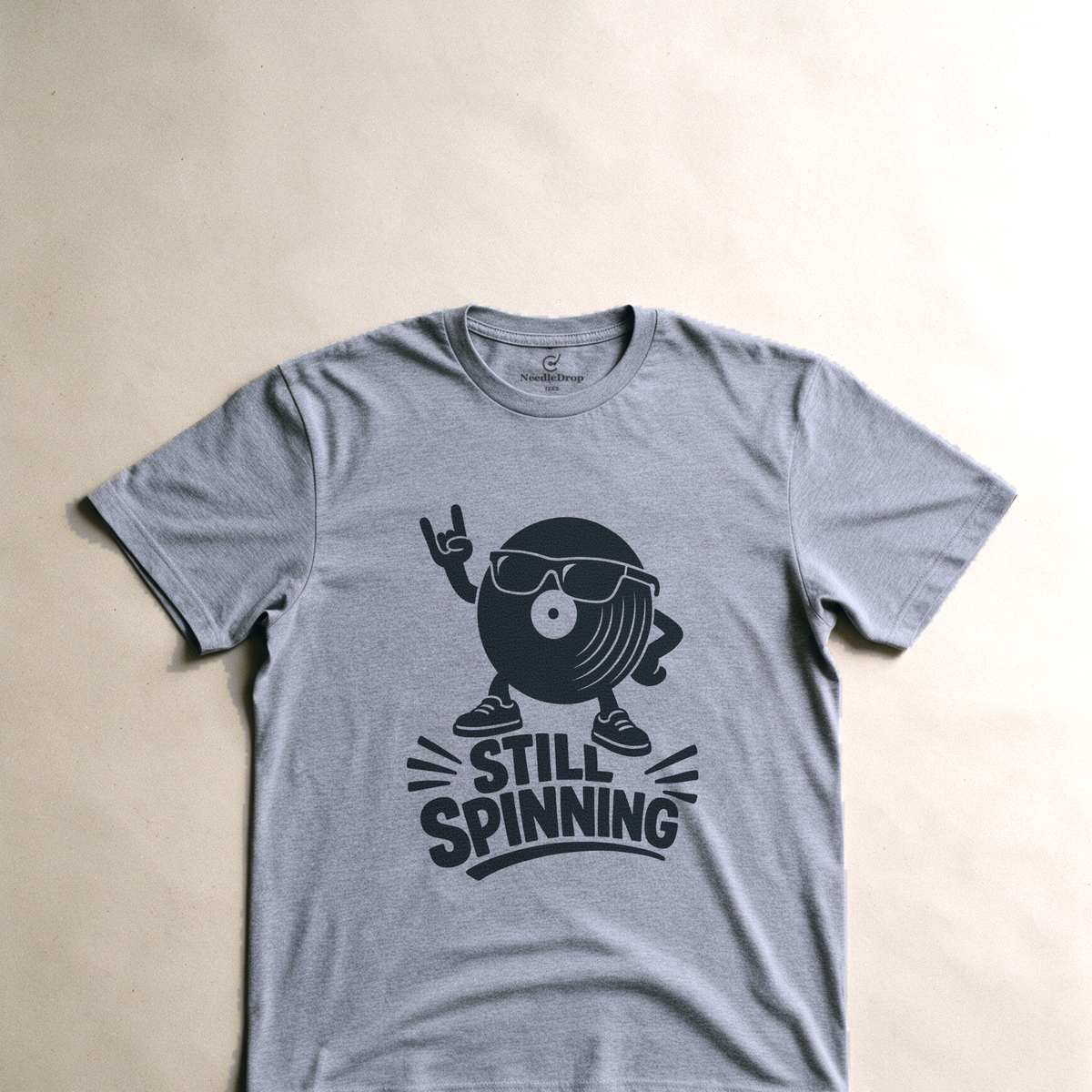 Still Spinning Tee - Sport Grey flatlay