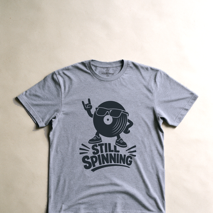 Still Spinning Tee - Sport Grey flatlay