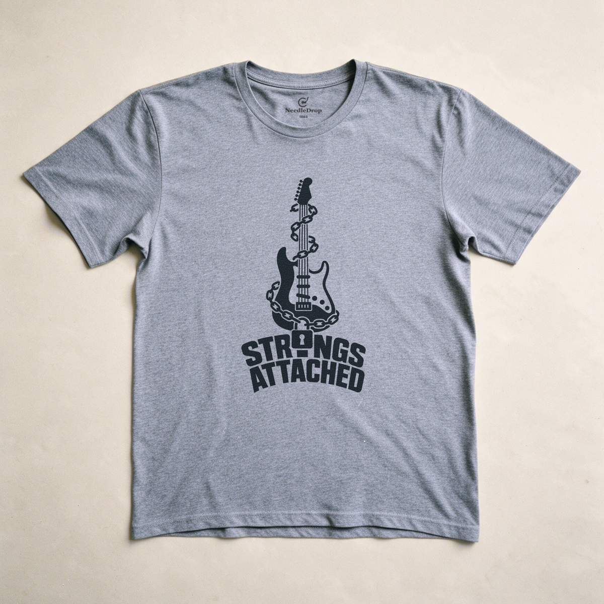 Strings Attached Tee - Sport Grey flatlay
