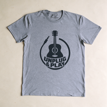 Unplug & Play Tee - Sport Grey flatlay