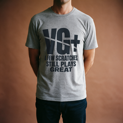 VG+ Still Plays Great Tee - Sport Grey draagfoto